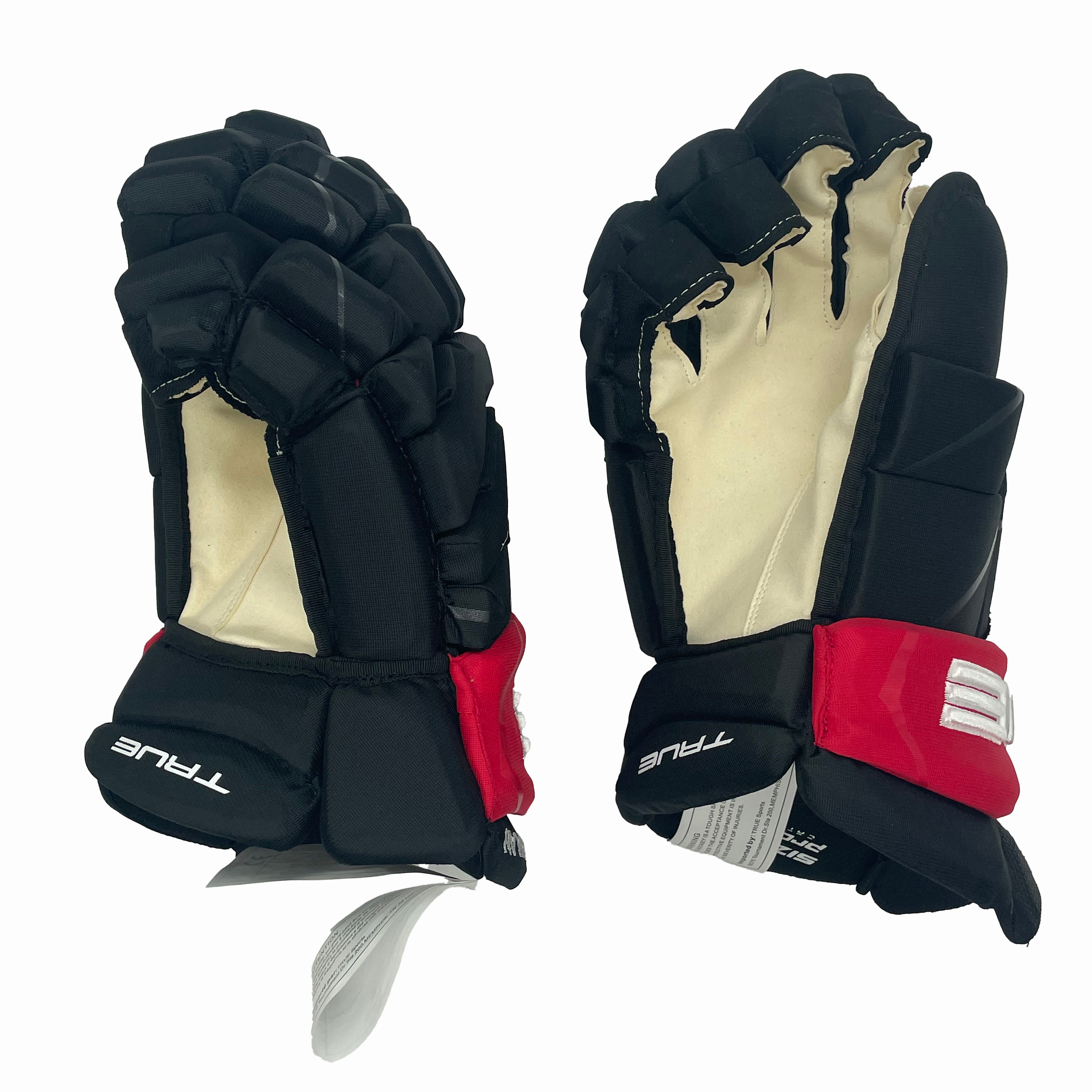 True Catalyst 9X - Gant NHL Pro Stock - Calvin de Haan (noir/rouge)